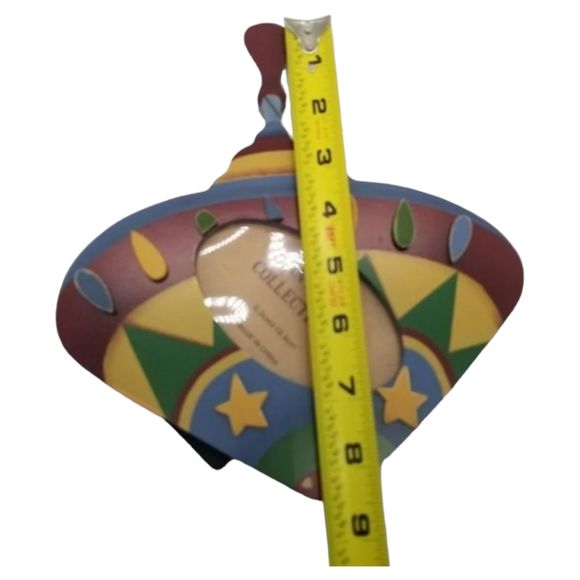 Spinning Top Wooden Free Standing Picture Photo Table Frame - Picture 5 of 5